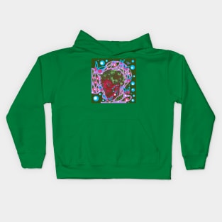 the dead and the butterfly, ecopop mandala Kids Hoodie